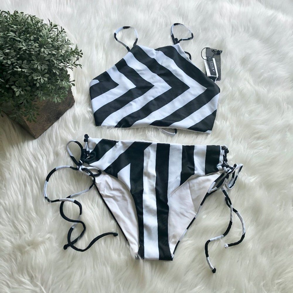 New with Tags Tavik Black & White Bikini - Size XS